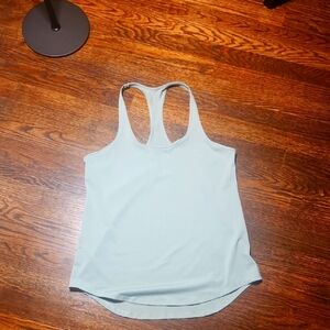 Light Blue Women's Racerback Tank Top Size 8/10
